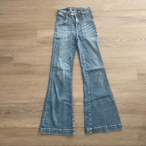 American Eagle Flared Jeans Size 000 Short